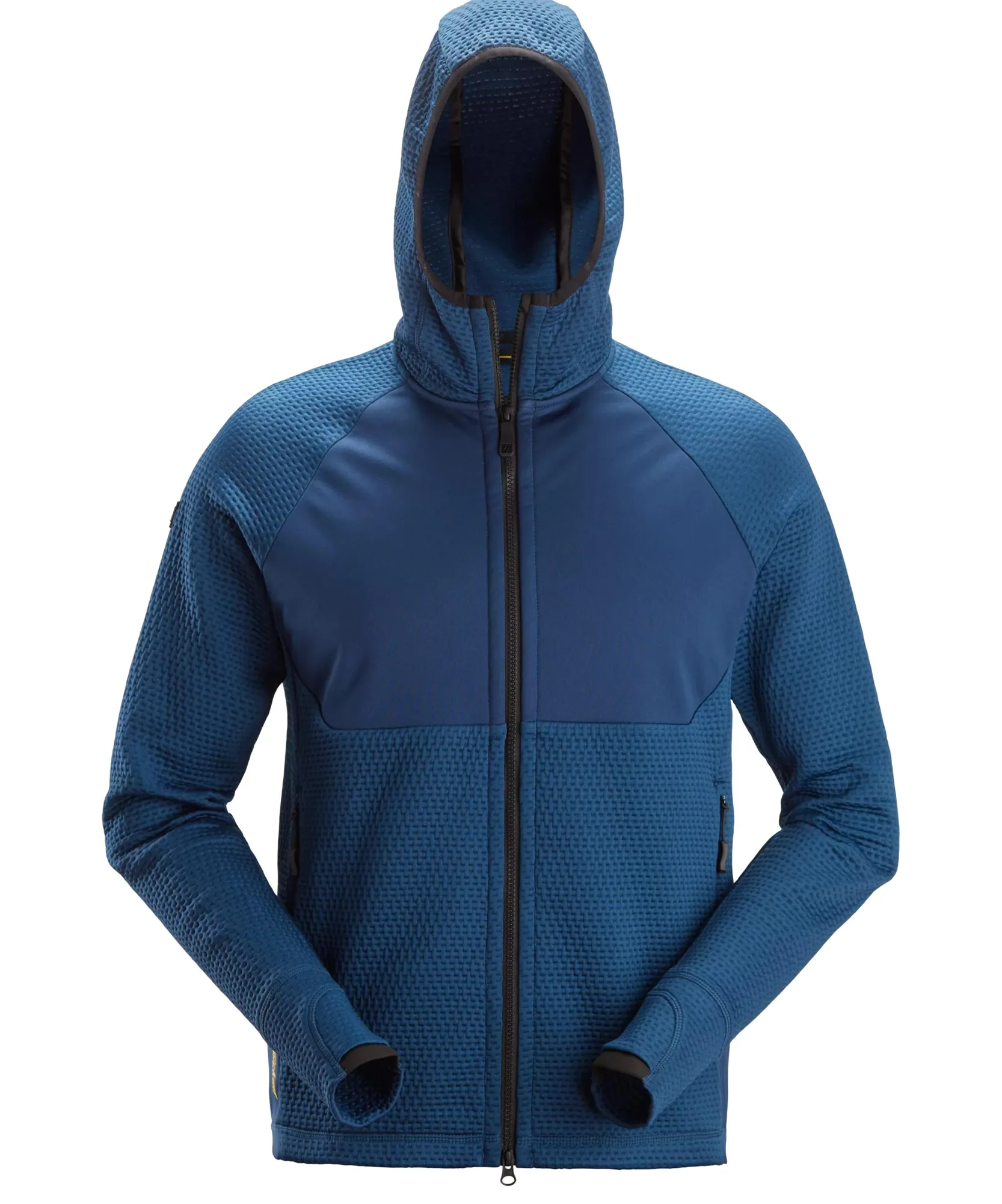 Snickers 8405 FlexiWork Full-Zip Midlayer Hoodie in Deep Blue/Deep Blue