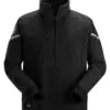 Snickers 8410 Windblocker Fleece Jacket in Black/Black