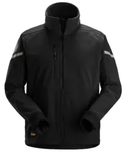 Snickers 8410 Windblocker Fleece Jacket in Black/Black