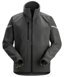 Snickers 8410 Windblocker Fleece Jacket in Steel Grey/Dark Steel Grey