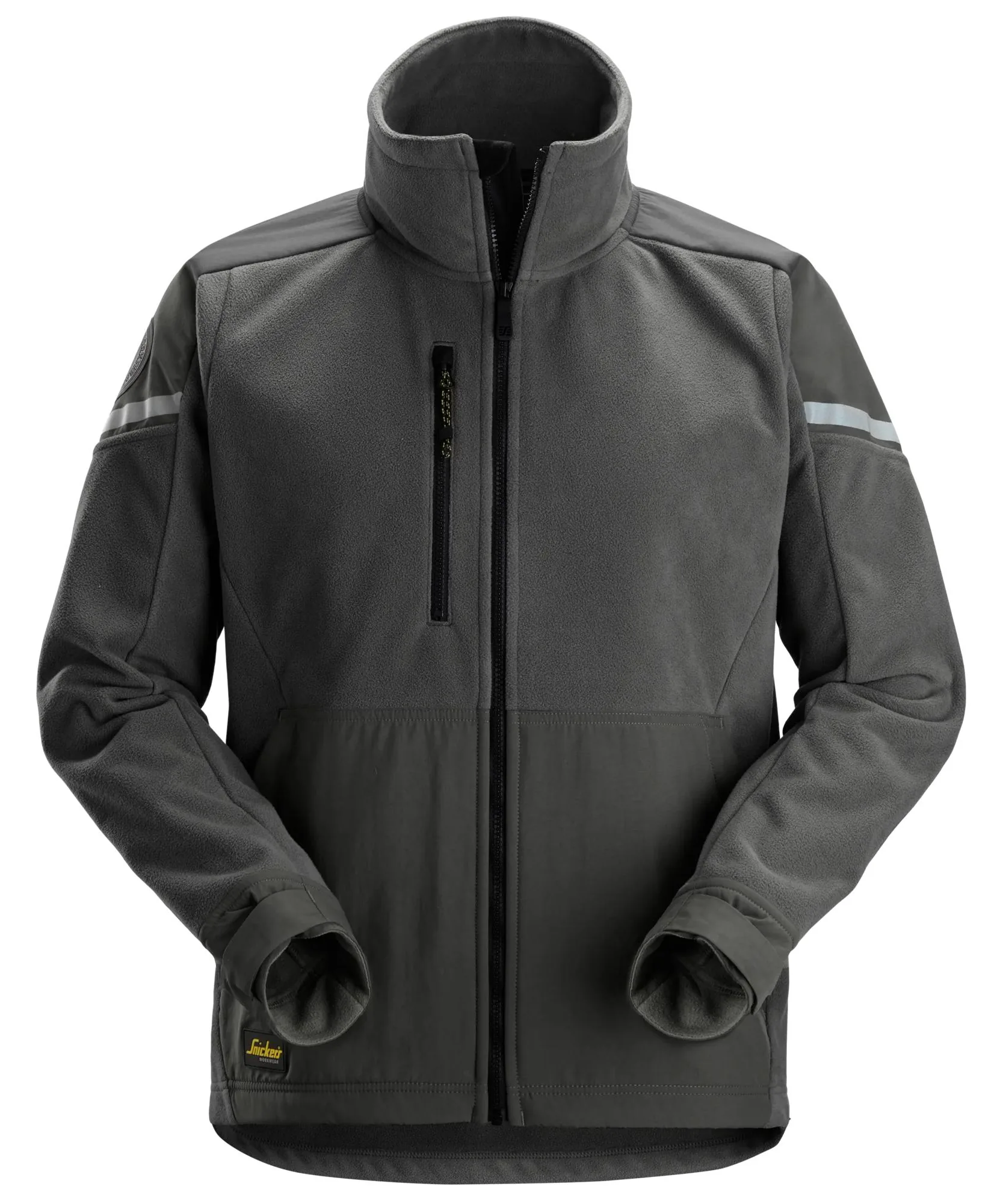 Snickers 8410 Windblocker Fleece Jacket in Steel Grey/Dark Steel Grey