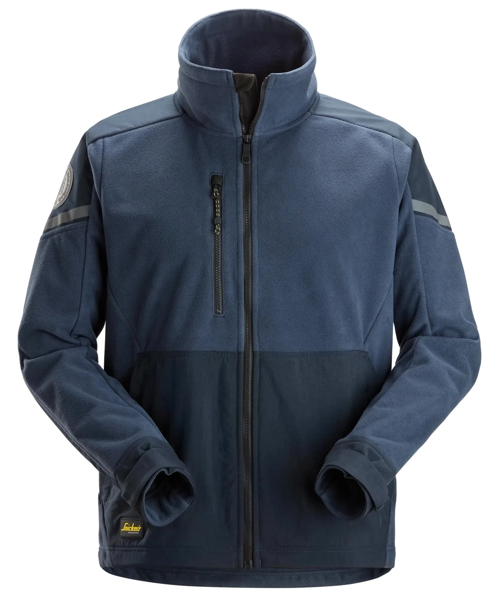 Snickers 8410 Windblocker Fleece Jacket in Navy/Dark Navy