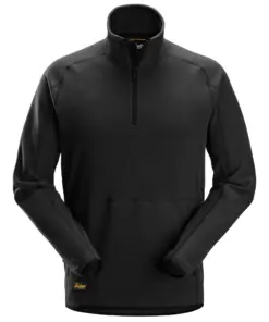 Snickers 8421 Polartec® Shed Less Half Zip Fleece Jacket in Black
