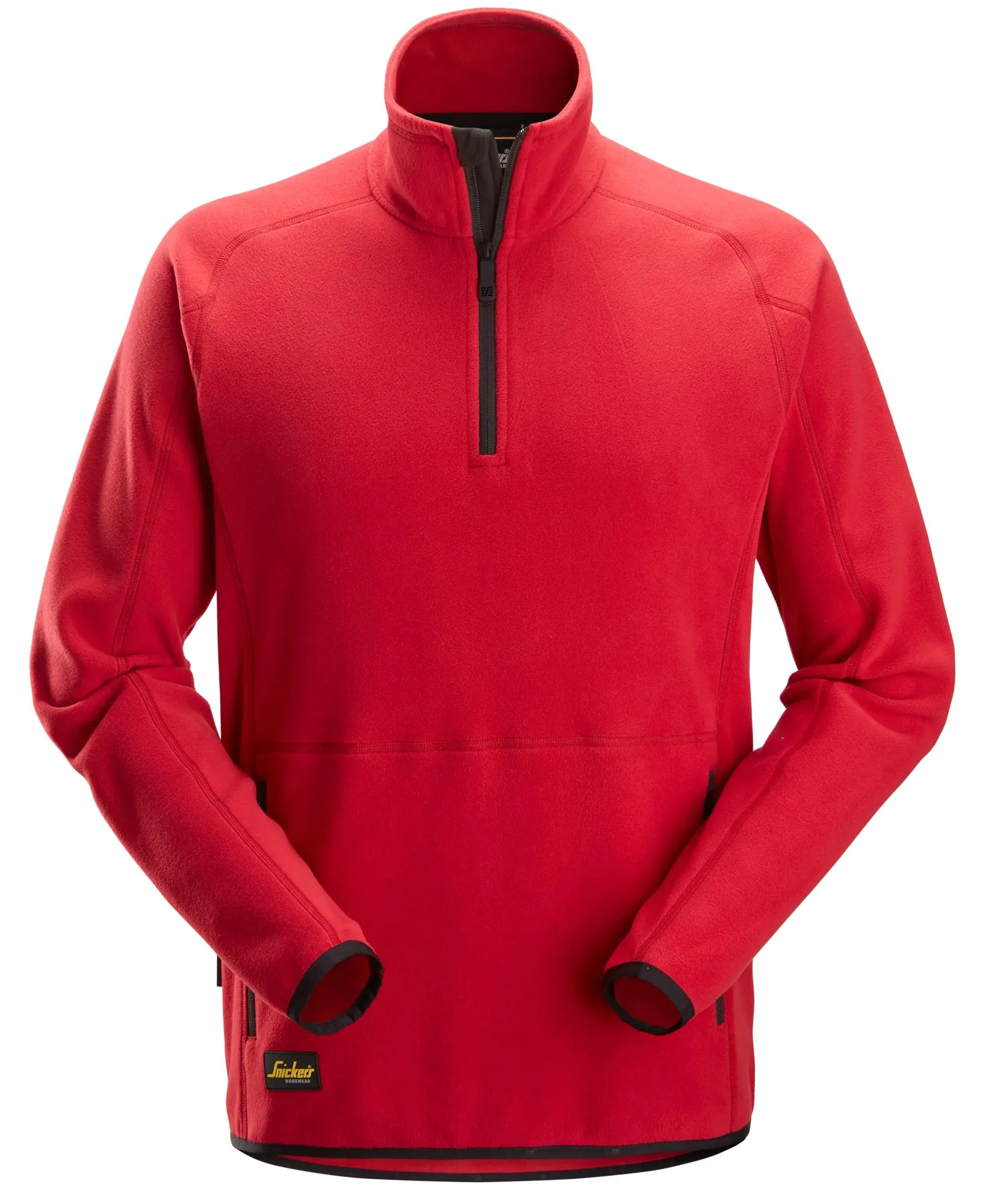 Snickers 8421 Polartec® Shed Less Half Zip Fleece Jacket in Chili Red