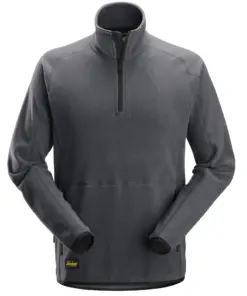 Snickers 8421 Polartec® Shed Less Half Zip Fleece Jacket in Steel Grey
