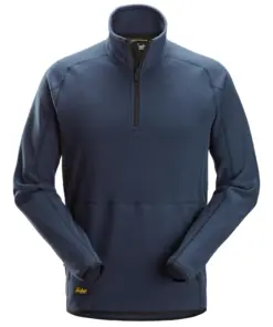 Snickers 8421 Polartec® Shed Less Half Zip Fleece Jacket in Navy