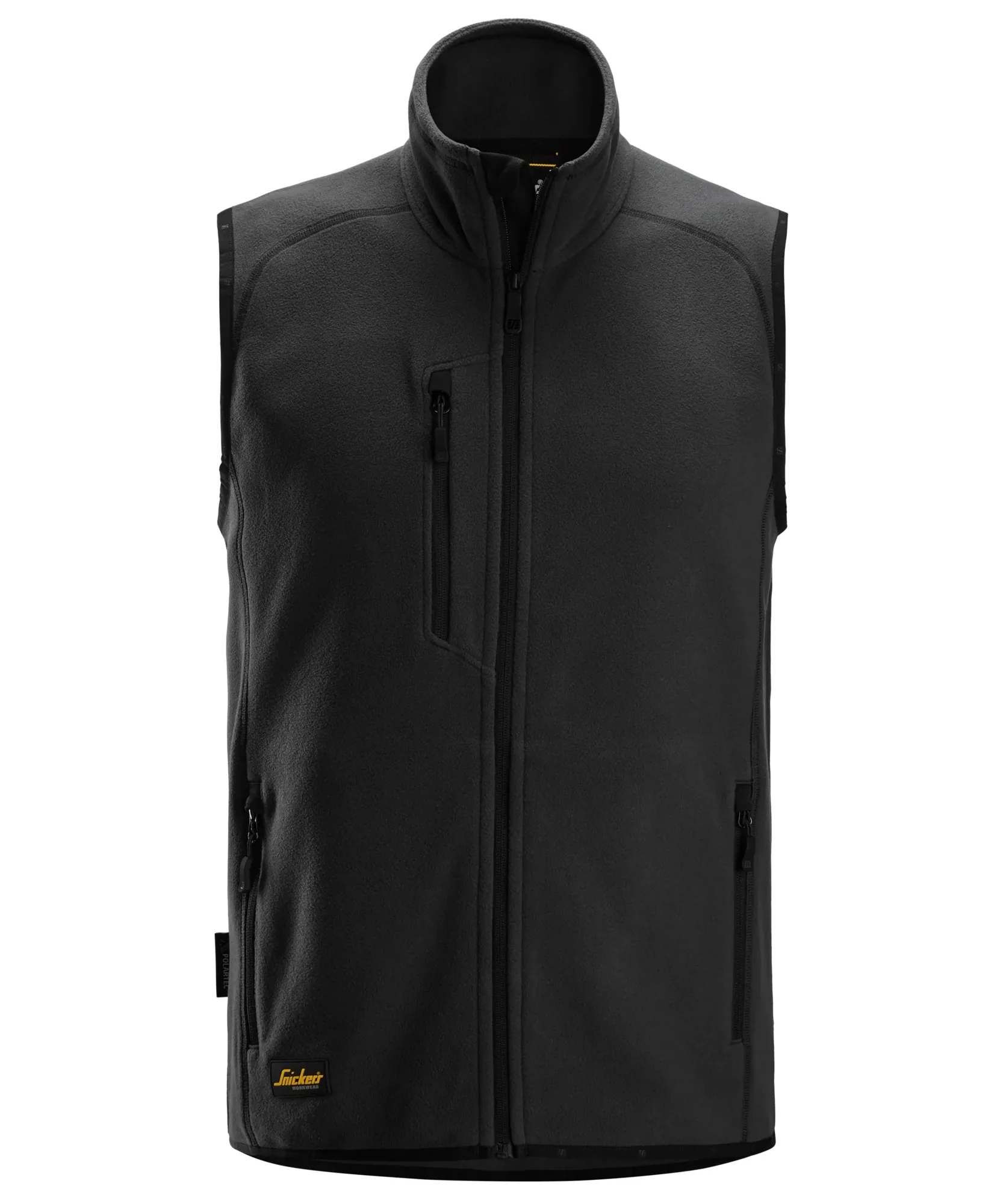 Snickers 8424 Polartec® Shed Less Fleece Vest in Black