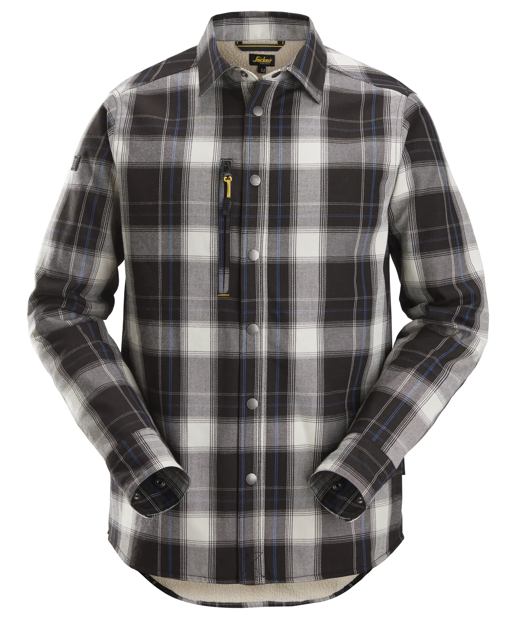 Snickers 8522 AllroundWork Insulated Shirt in Black/Bone White