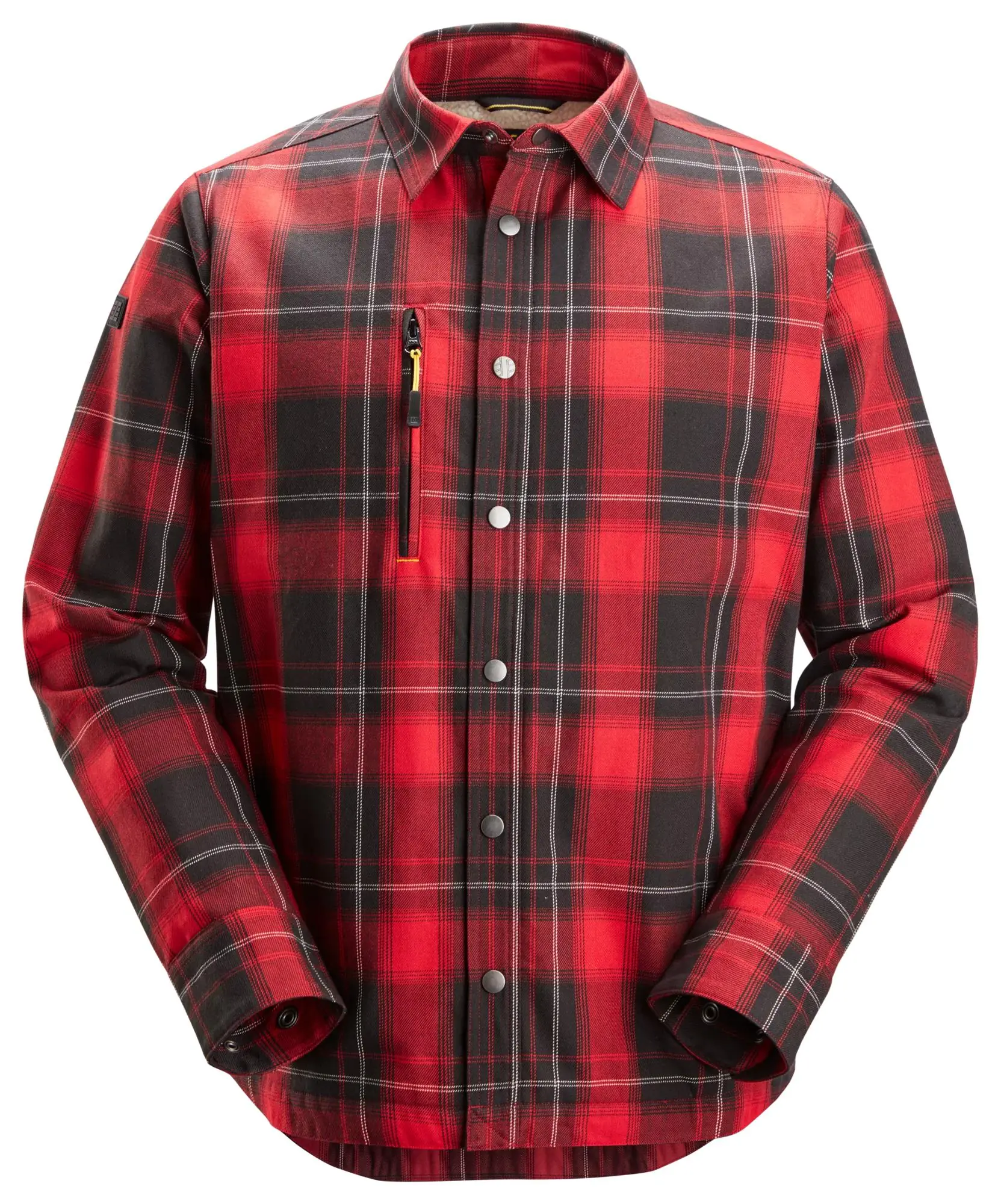 Snickers 8522 AllroundWork Insulated Shirt in Chili Red/Black