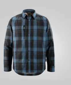 Snickers 8522 AllroundWork Insulated Shirt in Stone Blue/Black