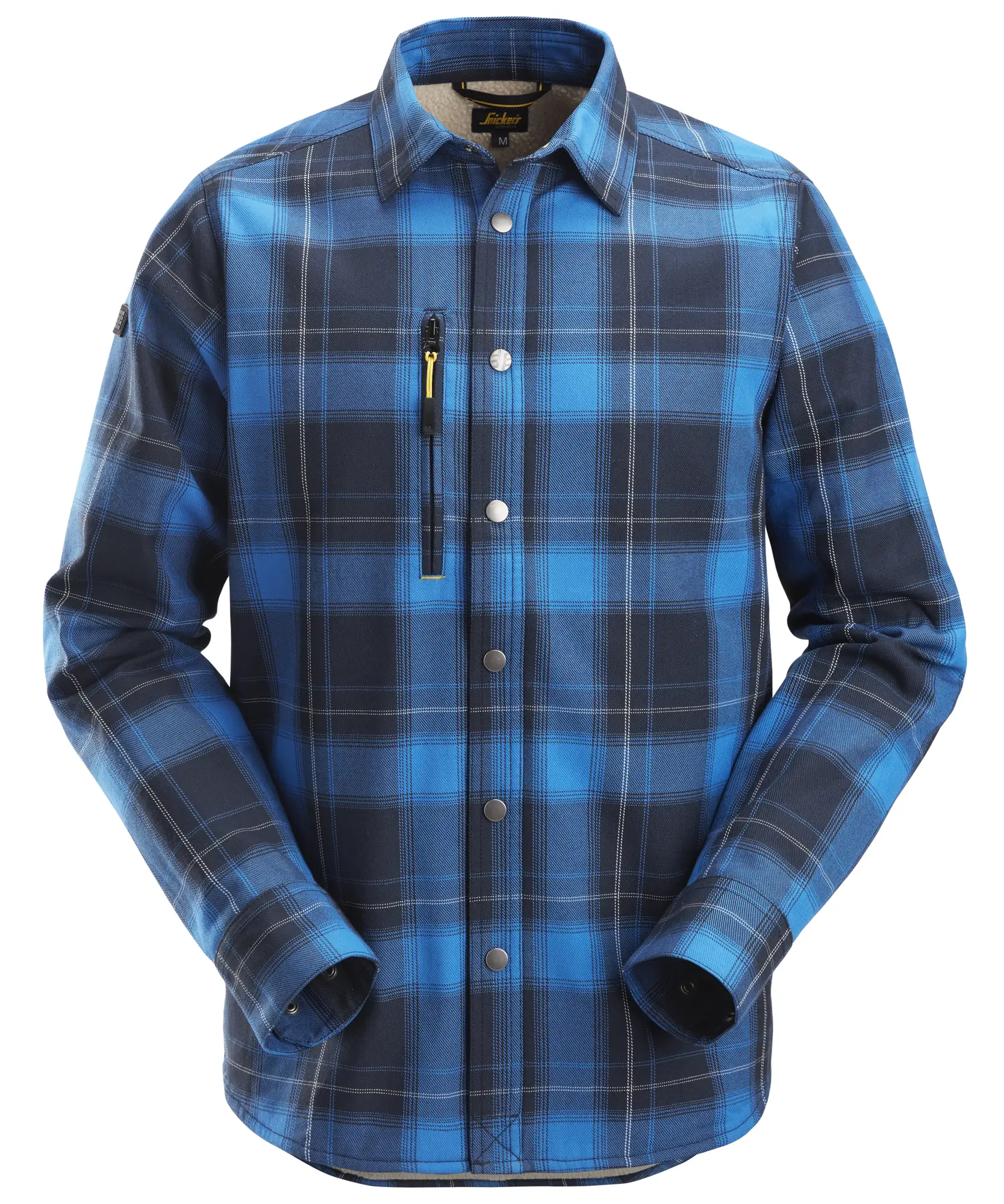 Snickers 8522 AllroundWork Insulated Shirt in True Blue/Navy
