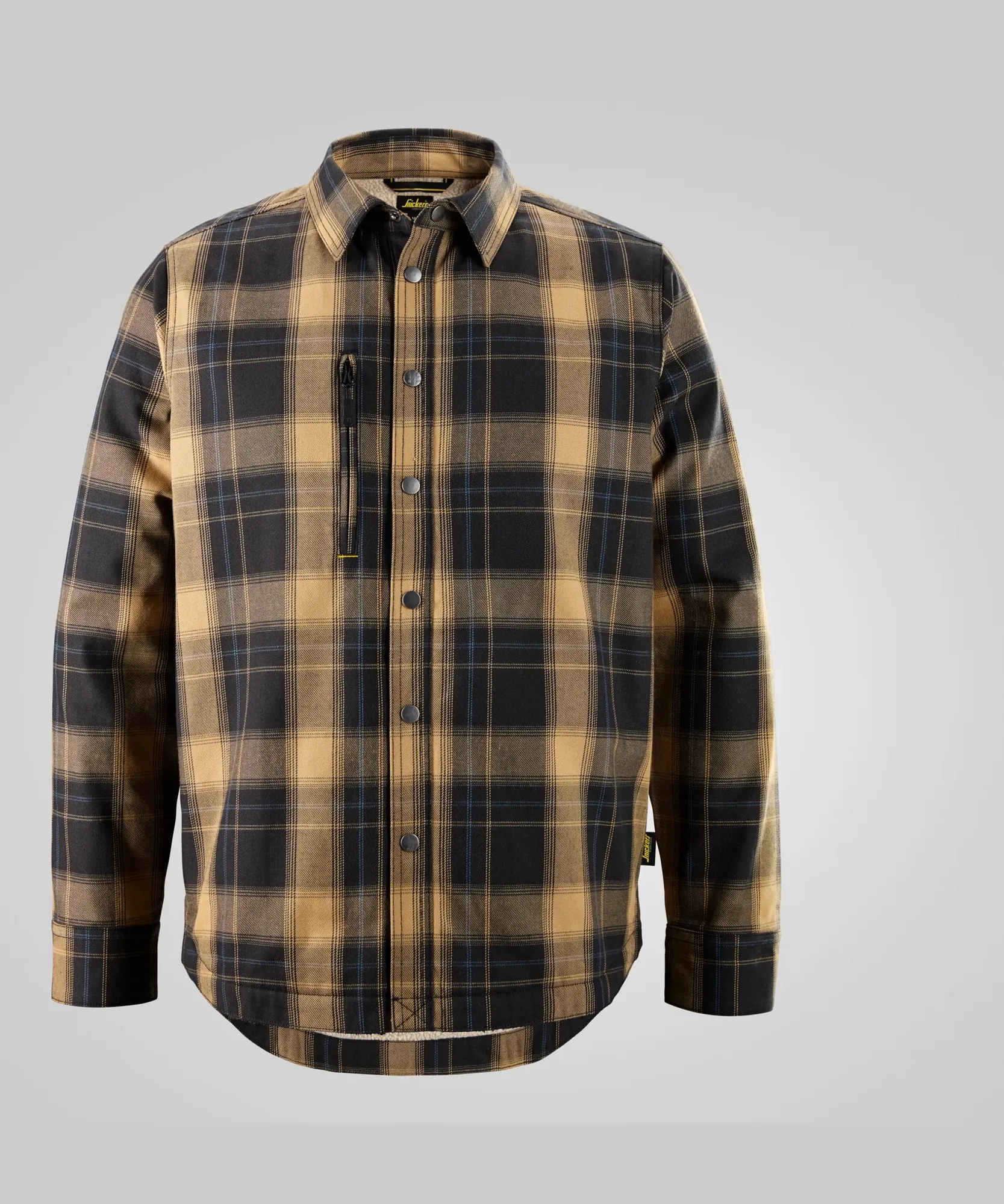 Snickers 8522 AllroundWork Insulated Shirt in Light Brown/Black