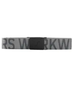 Snickers 9004 Logo Belt in Grey/Steel Grey