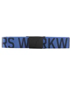 Snickers 9004 Logo Belt in True Blue/Black