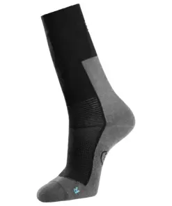 Snickers 9220 37.5® Socks in Grey Melange/Black