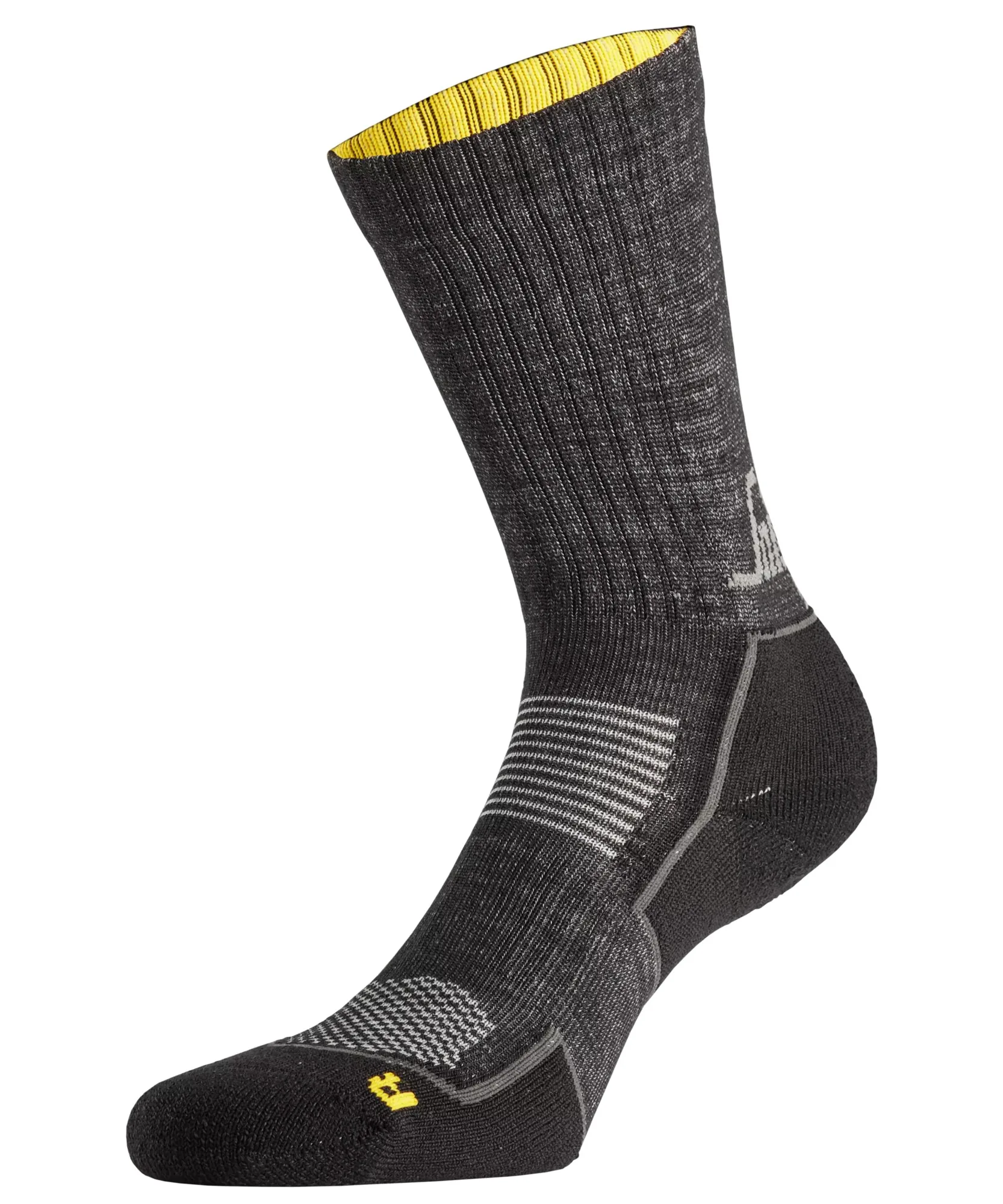 Snickers 9246 Cordura Wool Sock in Anthracite Melange/Black