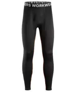 Snickers 9486 Thermal Base Layer Fusion Bottoms in Black