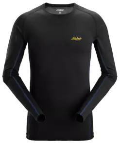 Snickers 9493 Lightweight Base Layer StayFresh Top in Black