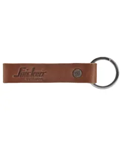 Snickers 9751 Leather Keyring Black in Chocolate Brown