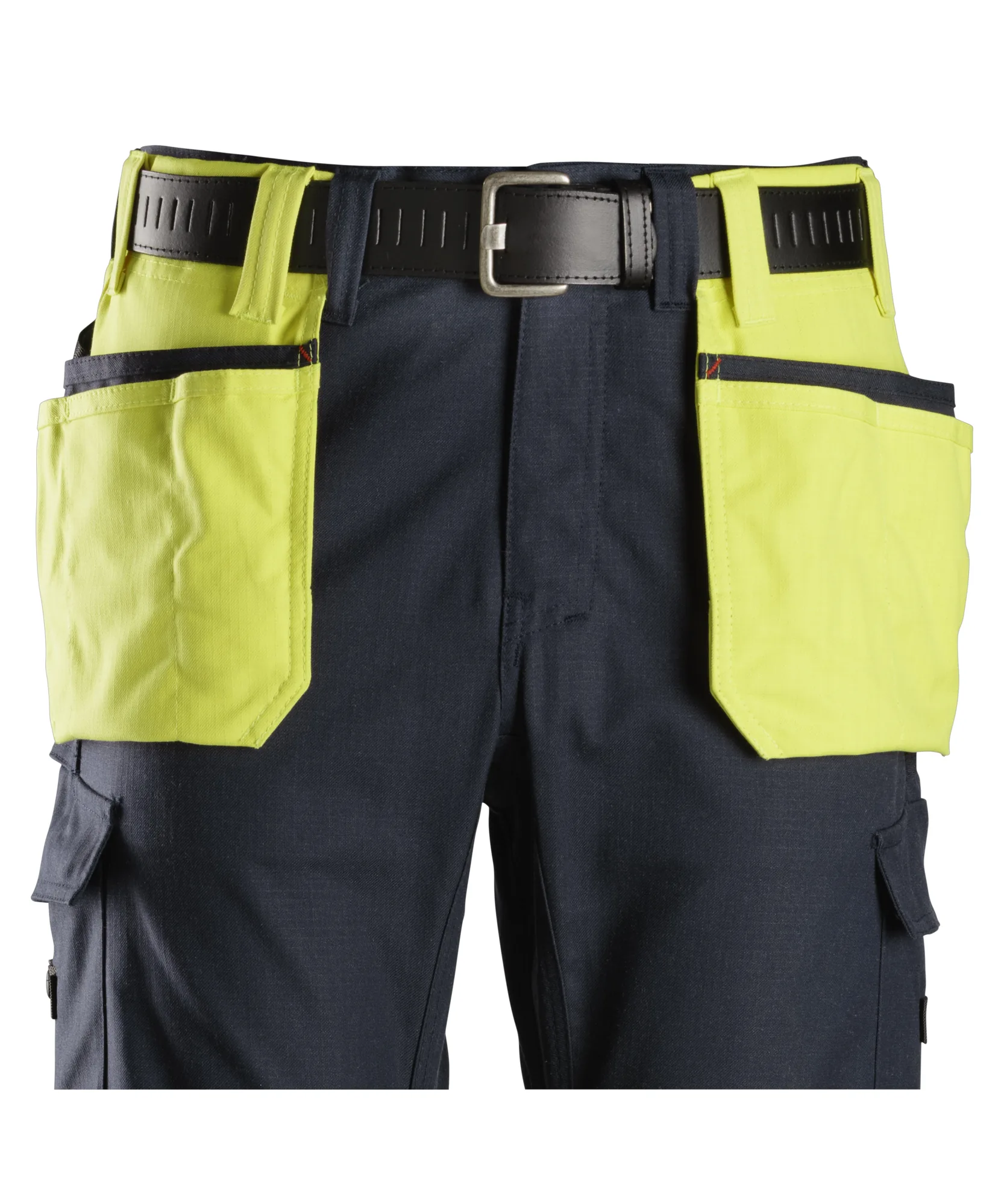 Snickers 9797 ProtecWork Holster Pockets in High Visibility Yellow/Navy